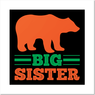 Big Sister T Shirt For Women Posters and Art